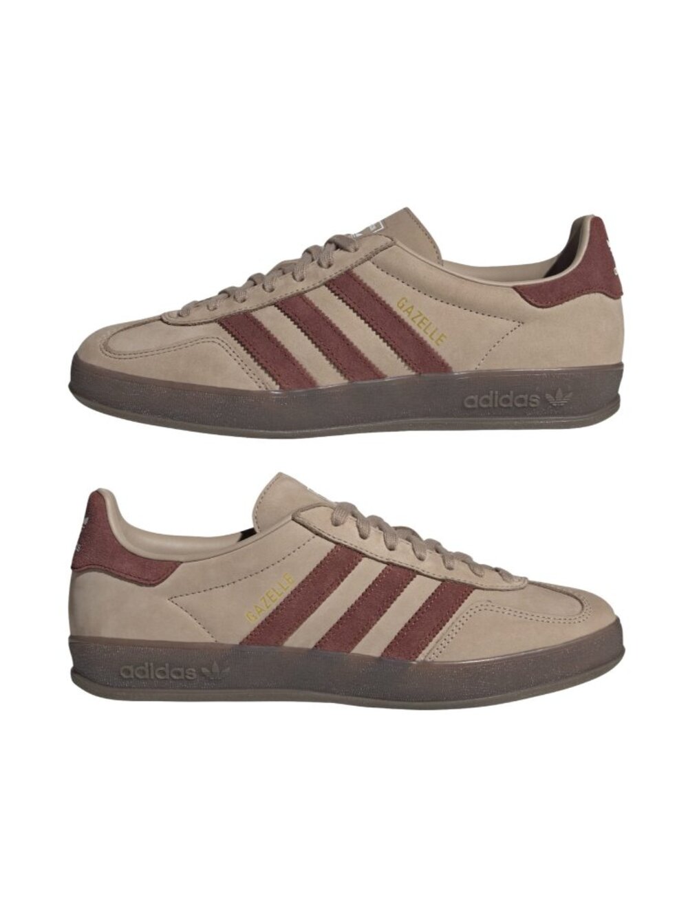 adidas Gazelle Indoor - Size 12 Men's Sneakers Khaki Fox Brown JQ8387 NEW